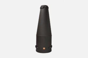 YA´Fi Boxturm — Leather: Schwarz (Schwarze Naht)