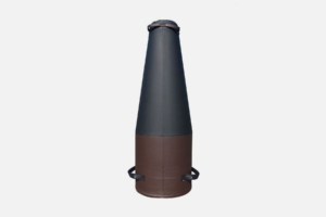 YA´Fi Boxturm — Leather: Schwarz-Braun (Schwarze Naht)