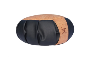 YA'Fu Meditationskissen Vegan — Leather: Schwarz-Kork