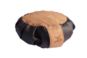 YA'Fu Meditationskissen Vegan — Leather: Braun-Kork