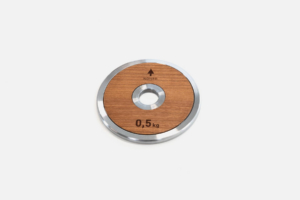 2 x WeightPlates 0,5 kg — Material: Cherry