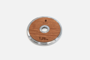 2 x WeightPlates 1,25 kg — Material: Cherry