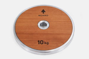 2 x WeightPlates 10,0 kg — Material: Cherry