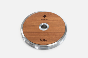 2 x WeightPlates 5,0 kg — Material: Cherry