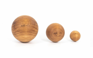 rollholz Kugel Set Oak