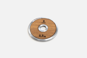 2 x WeightPlates 0,5 kg — Material: Oak