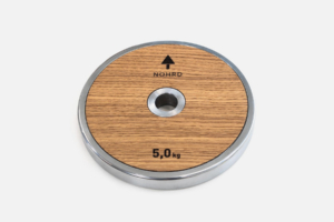 2 x WeightPlates 5,0 kg — Material: Oak