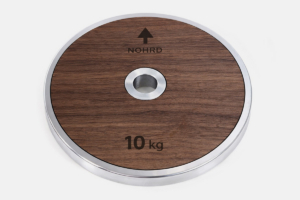 2 x WeightPlates 10,0 kg — Material: Walnut
