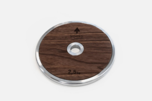 2 x WeightPlates 2,5 kg — Material: Walnut